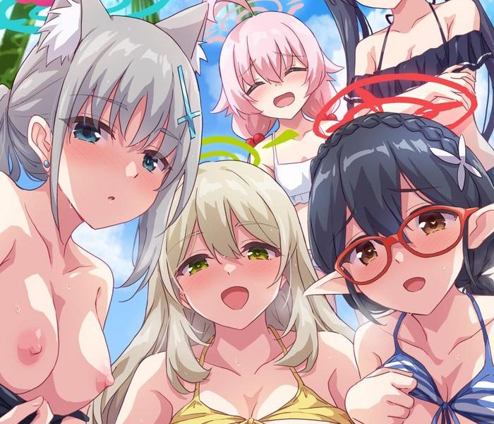 abydos seito zenin to mizugi ecchi suru hon cover